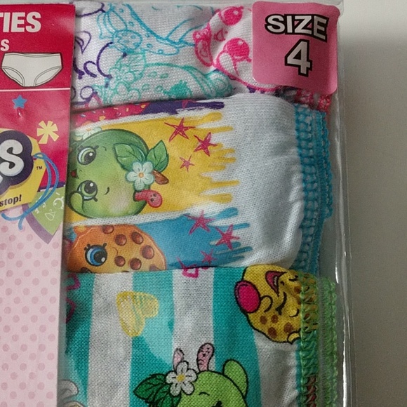 Shopkins "Once You Shop" Girls Panties 7 Pk NWT - Picture 3 of 8